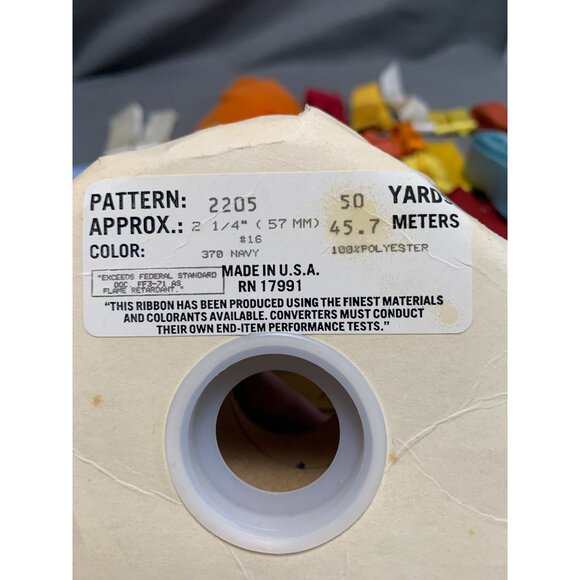 Mixed Assorted Craft Ribbon Collection - Satin & Grosgrain - Vibrant Colors - 10 - Picture 8 of 11